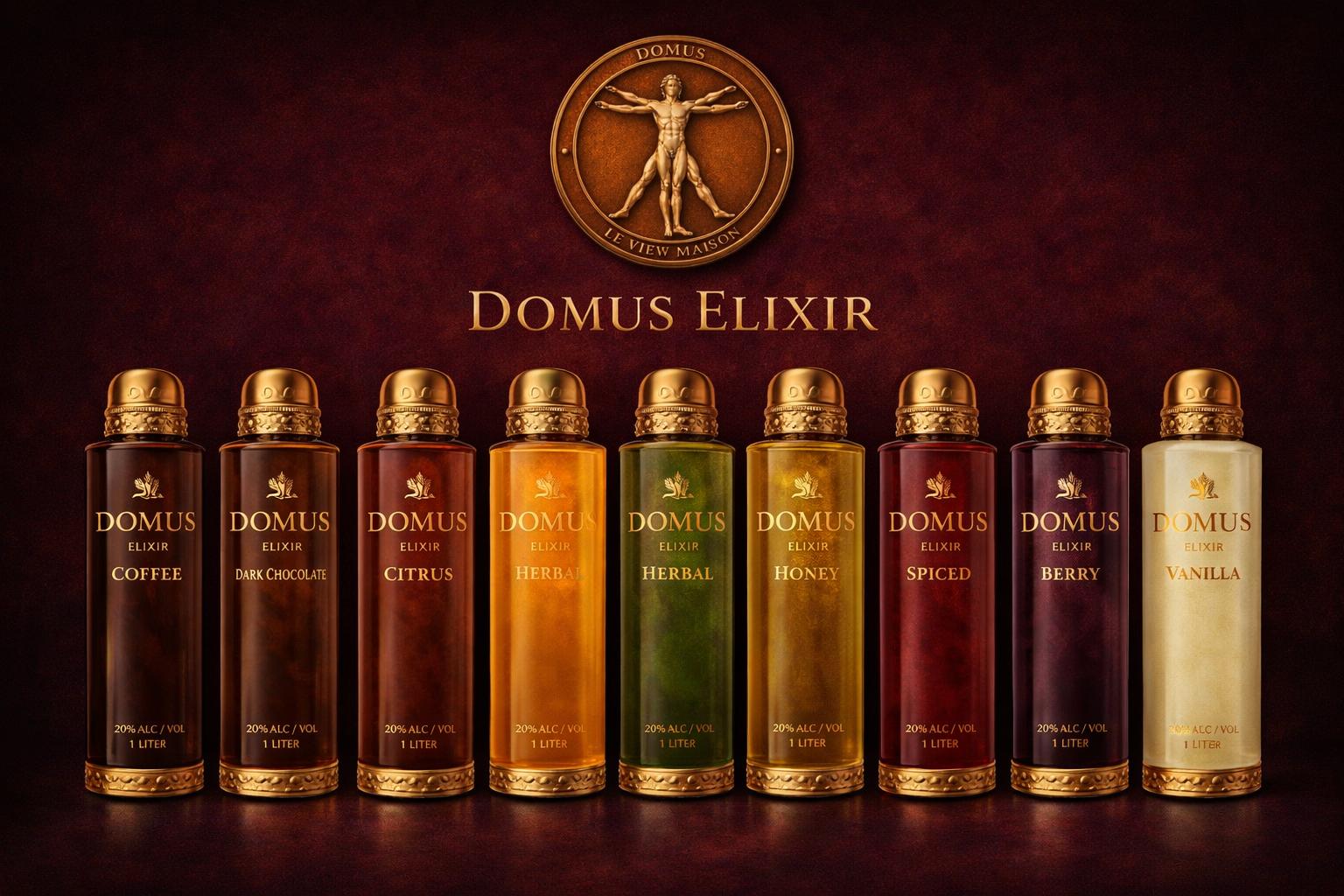 Domus Elixir — nine expressions lineup